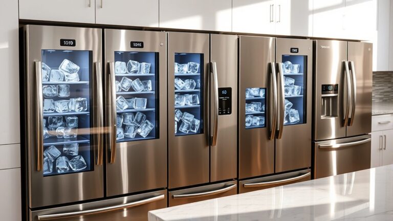 top refrigerator ice makers